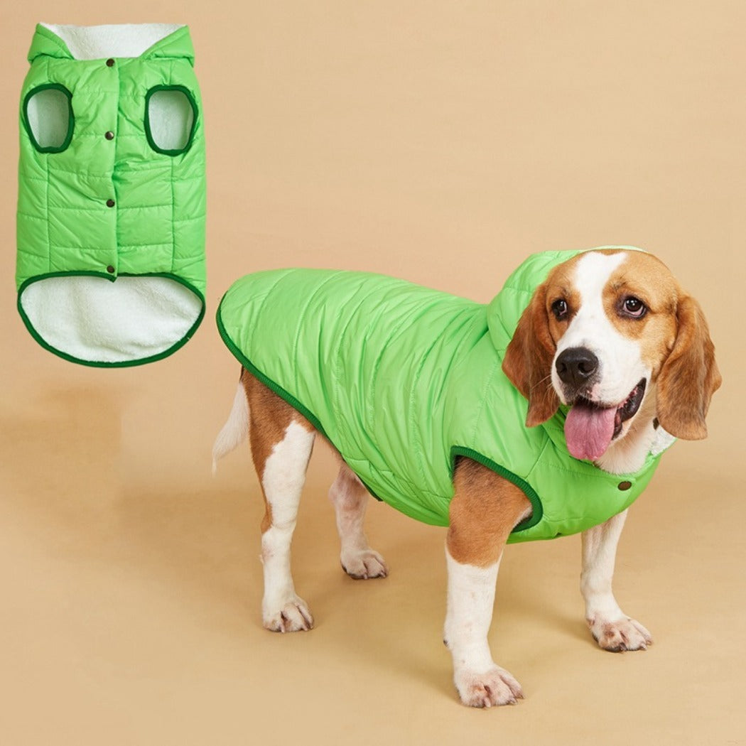 Ozzie – Puffer Hoodie Dog Coat