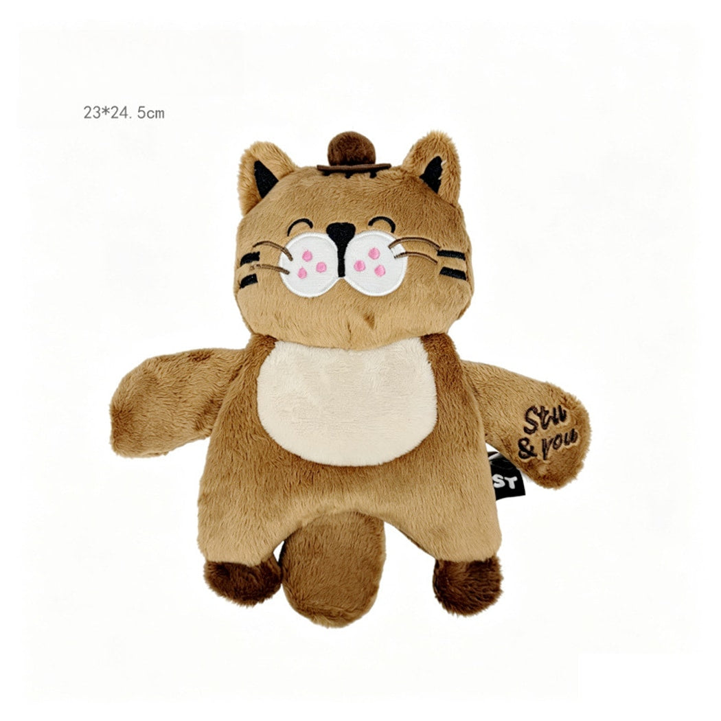 Petkin - Animal Character Plush Crinkle Dog Toy