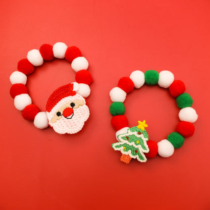 Christmoo - Cartoon Holiday Pattern Christmas Cat Collar