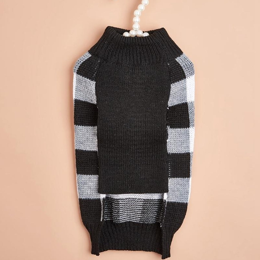 Ozzie - Classic Check Pullover Dog Sweater Outfit