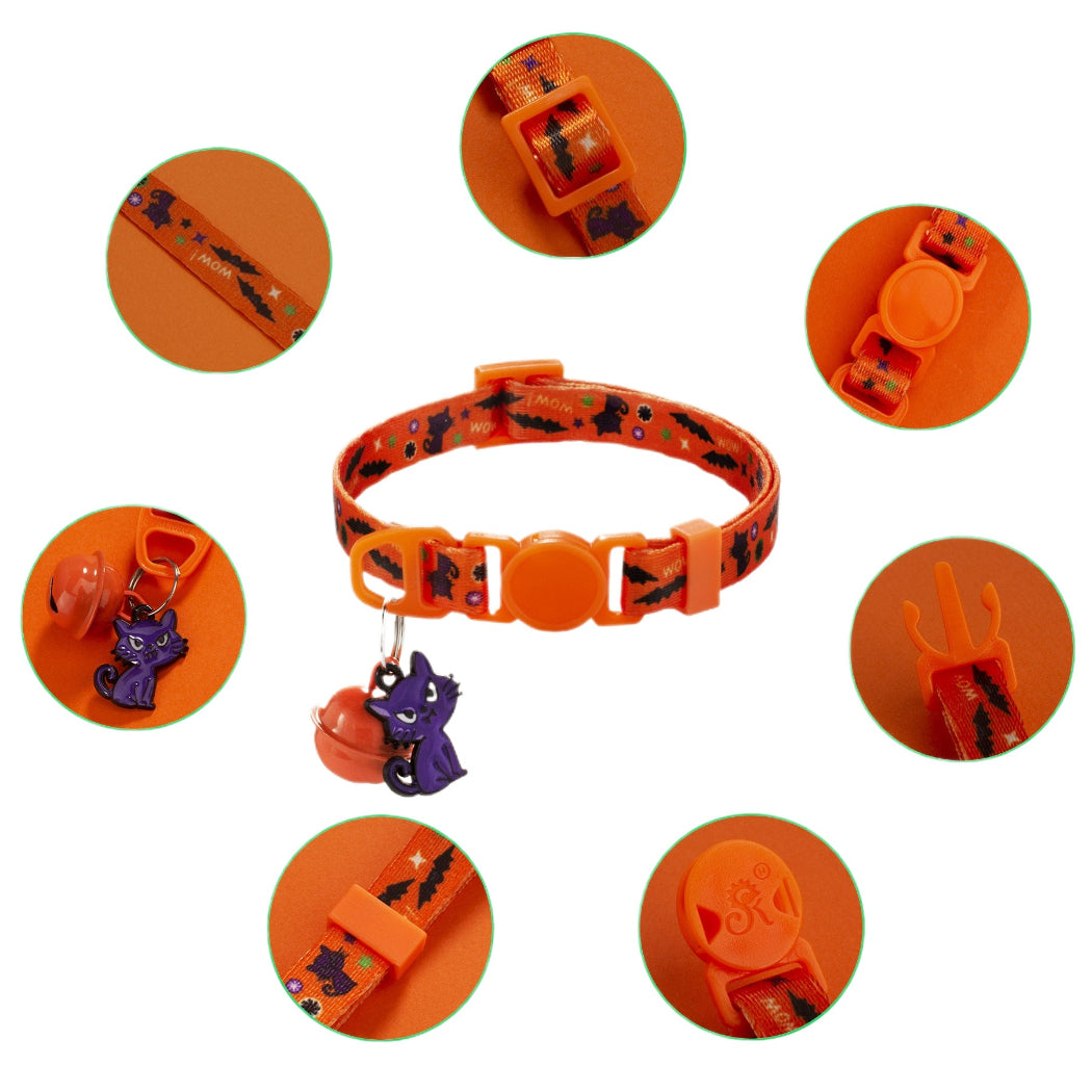 Mokka - Halloween Print Breakaway Cat Collar