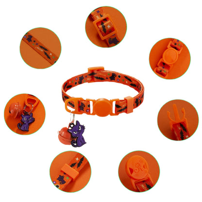 Mokka - Halloween Print Breakaway Cat Collar