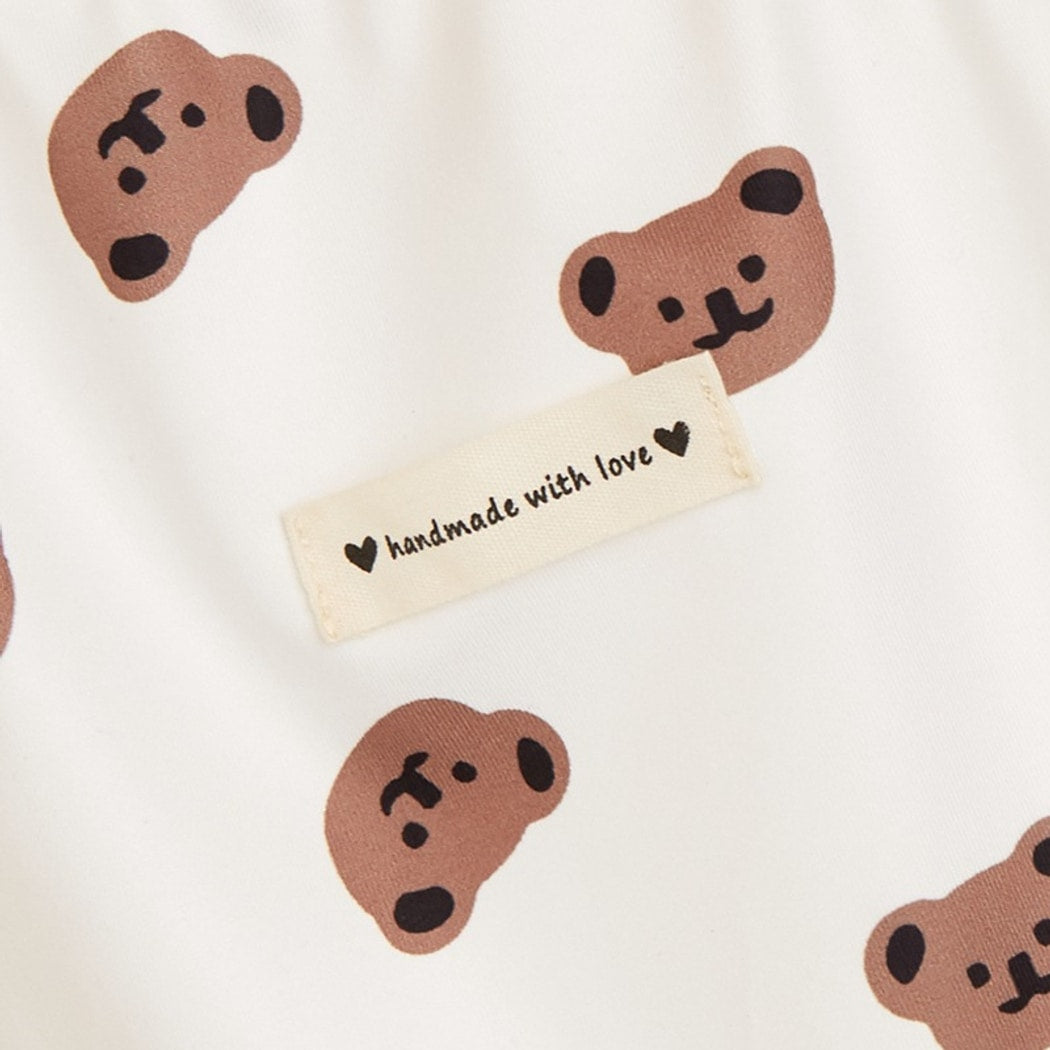Ozzie - Bear Print Tank Top Style Pet Dress