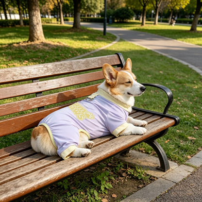 Ozzie - Casual All-in-One Dog Jumpsuit Onesie