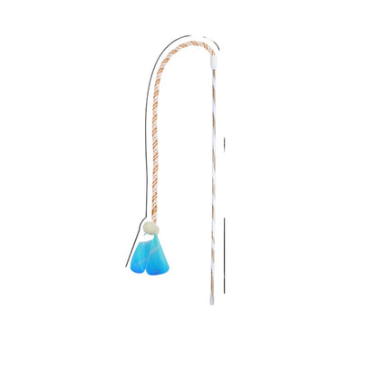 Moo - Mesh Wand with Bells Cat Toy