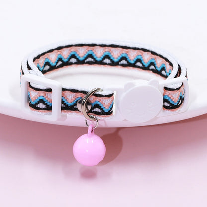 Mokka - Floral and Geometric Patterns Cat Collar