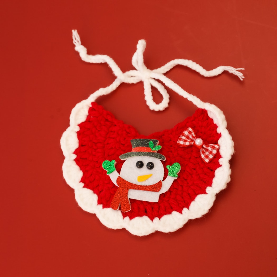 Christmoo - Santa Penguin Snowman Holiday Pet Bib