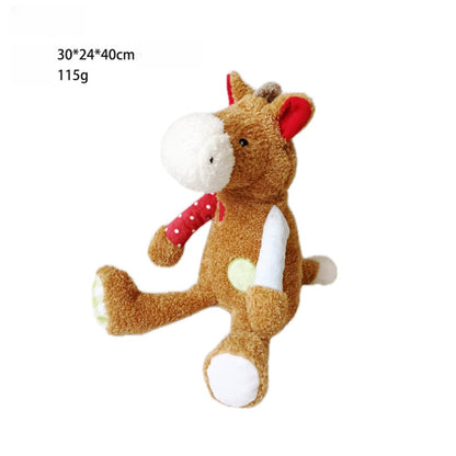Petkin - Cartoon Animal Plush Squeaky Dog Toy
