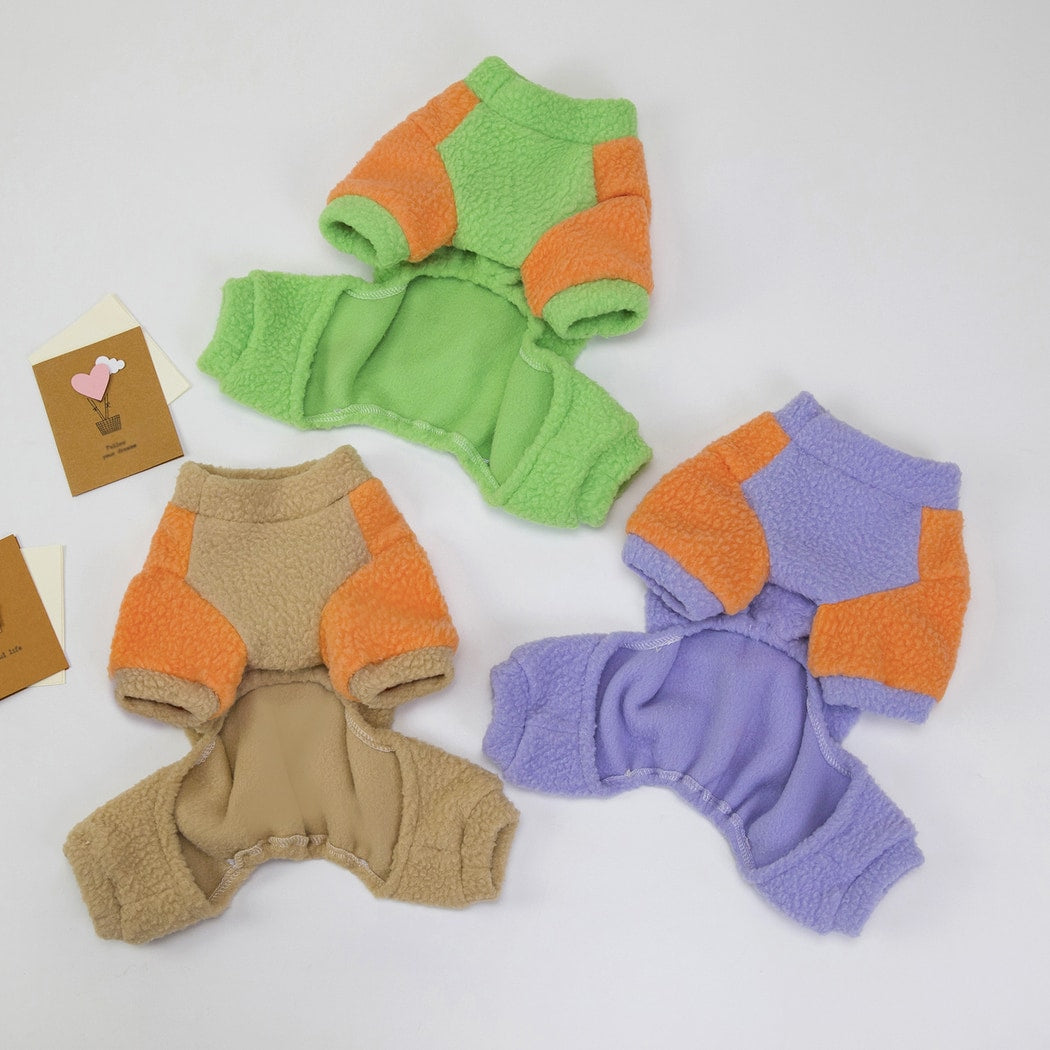 Ozzie - Casual Buckle Detail Four-Leg Dog Jumpsuit