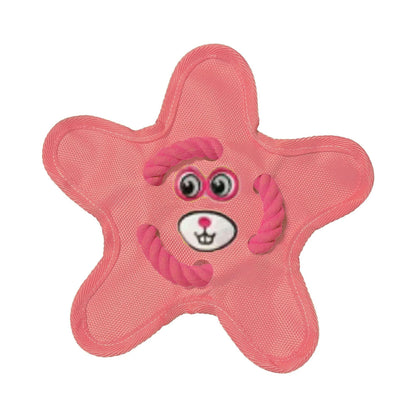 Petkin - Cartoon Face Star-Shaped Plush Dog Toy