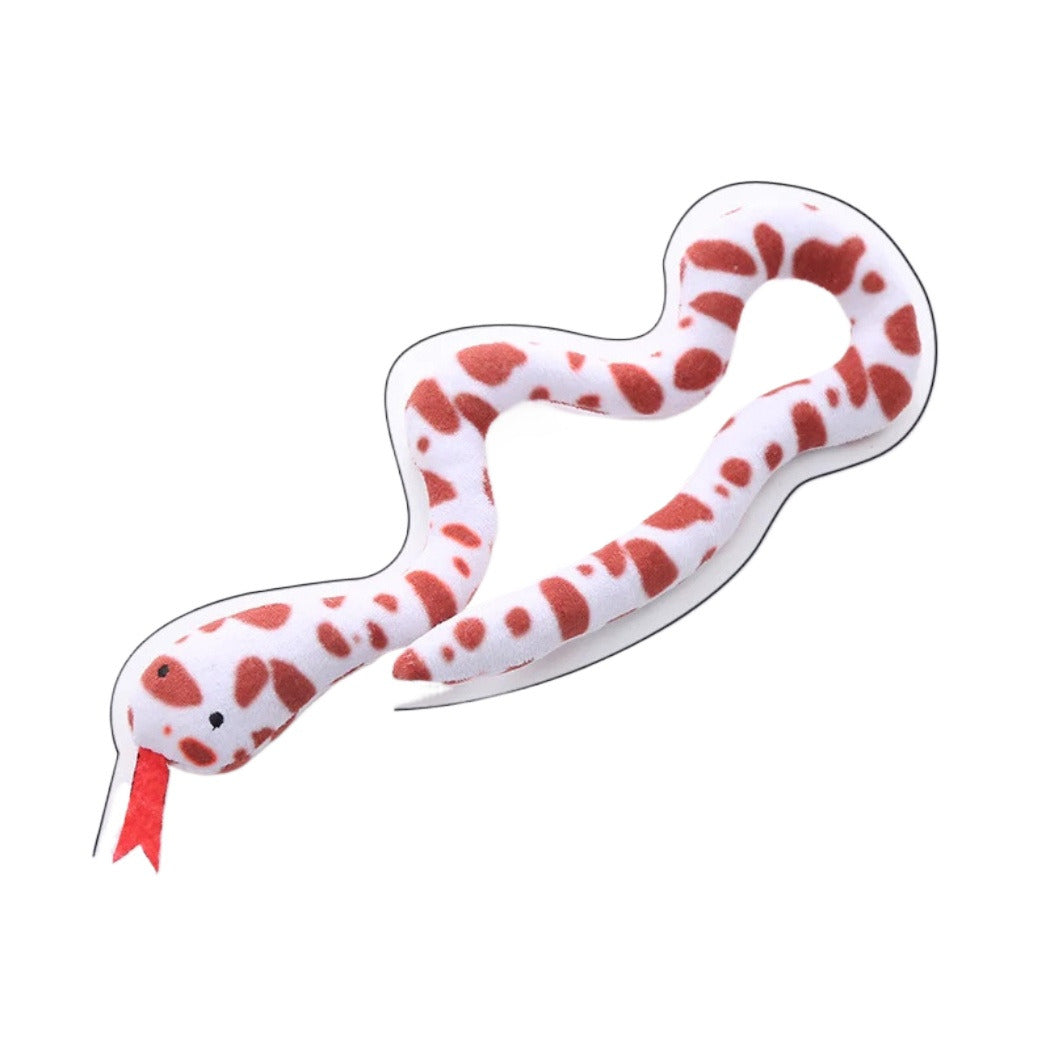 Moo - Snake-Shaped Plush Cat Toy