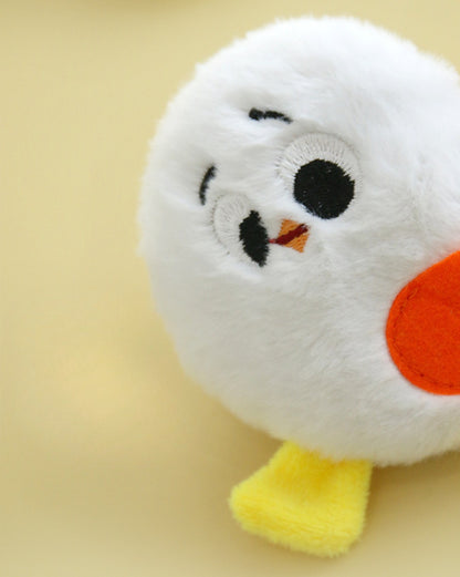 Moo - Plush Bird Toy with Feather Tail