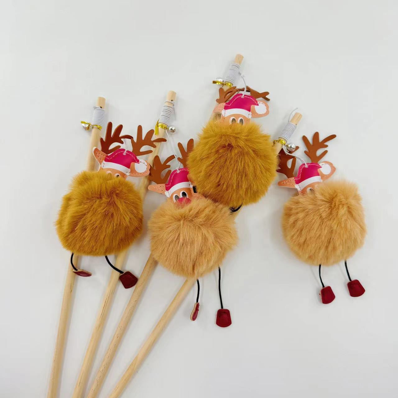 Christmoo - Christmas Reindeer Cat Wand Toy