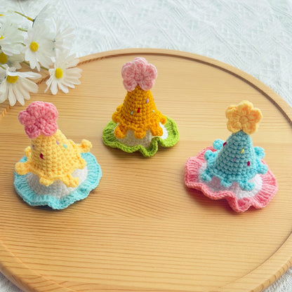 Ozzie - Princess Style Knitted Pet Party Hat