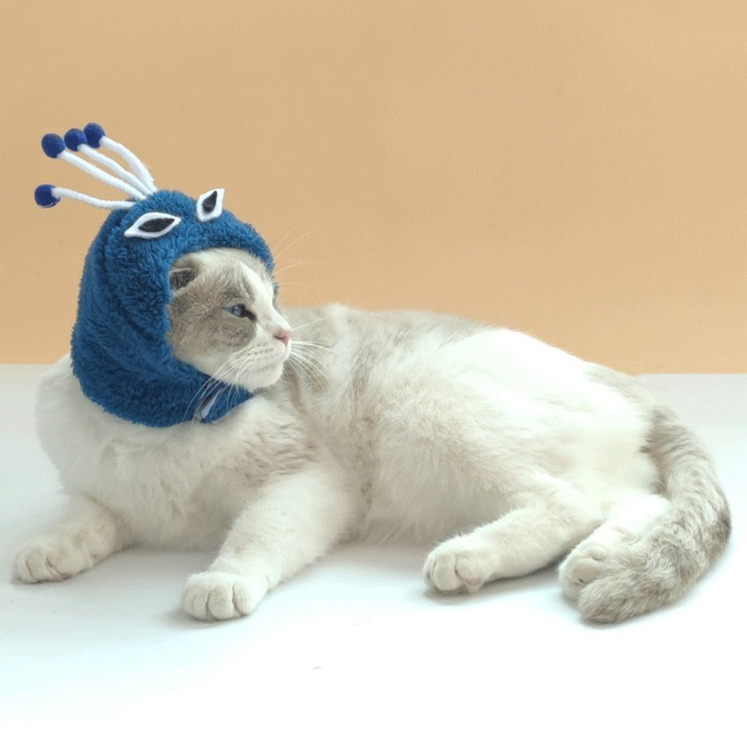 Ozzie - Peacock Costume Hat for Pets