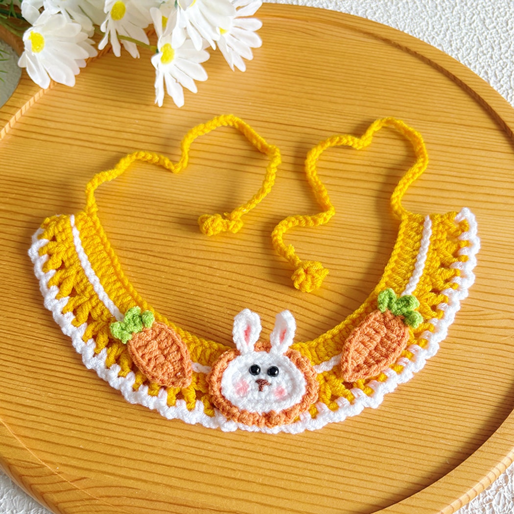 Mokka - Frog and Bunny Pattern Pet Collar