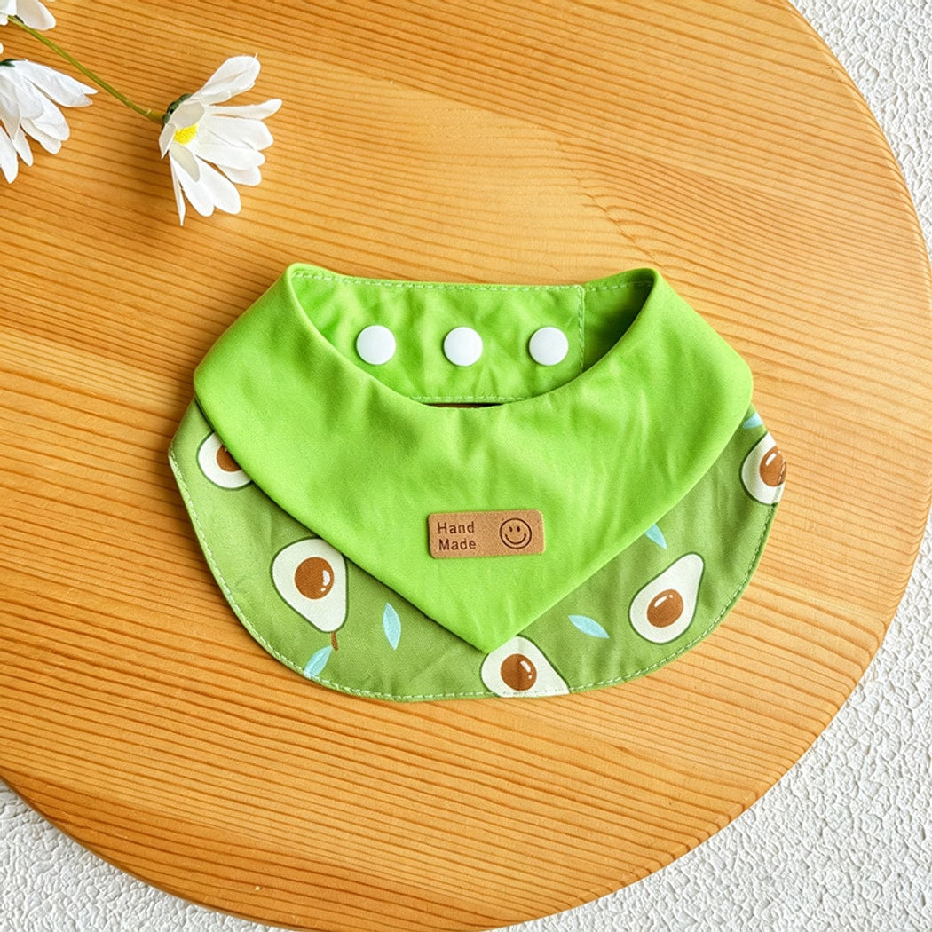 Mokka - Cartoon Print Cute Style Pet Bib
