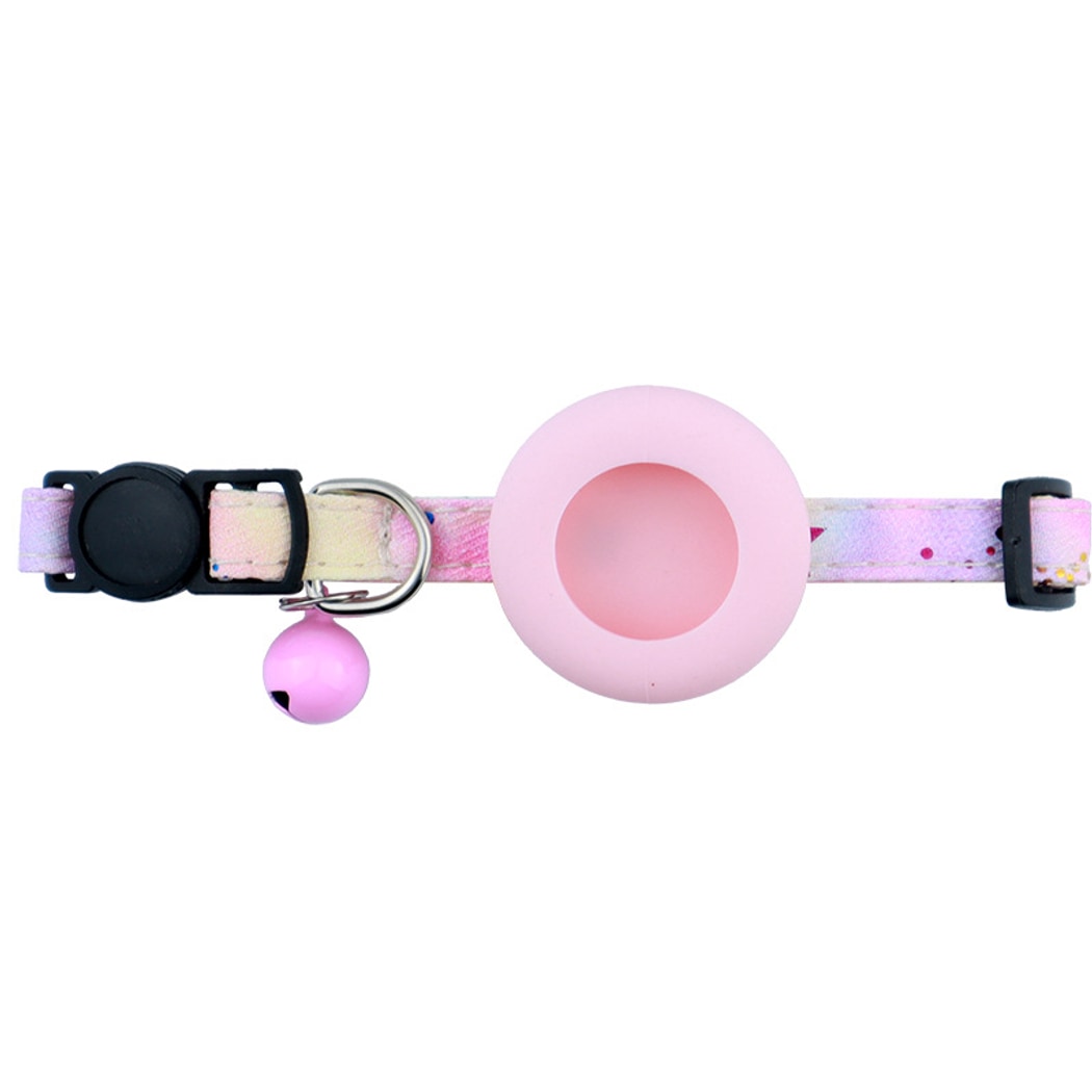 Mokka - Floral Airtag Holder Safety Buckle Cat Collar