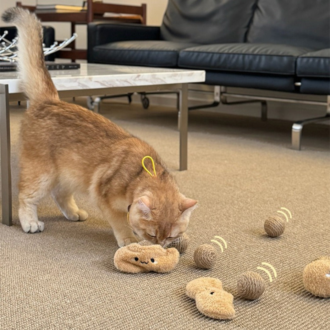 Moo - Peanut Cat Toys