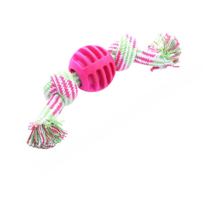 Petkin - Colorful Rope & Ball Dog Toy