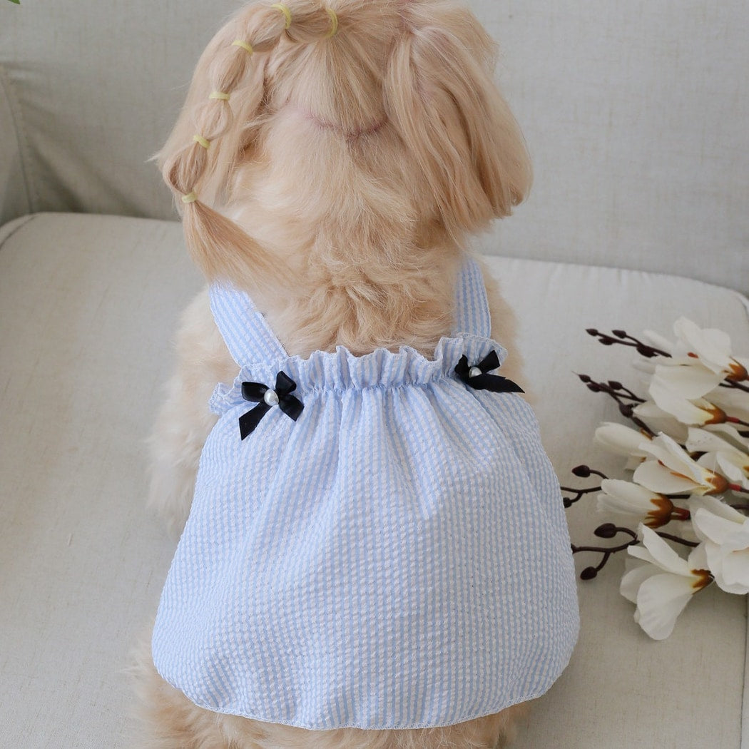 Ozzie - Striped Casual Cat and Dog Pet Dress