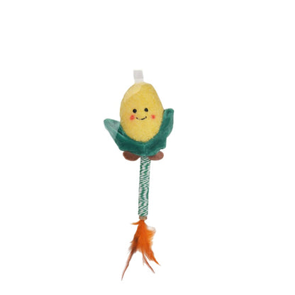 Moo – Plush Vegetable Cat Teaser Wand