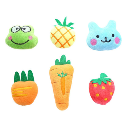 Moo - Cute Fruit & Animal Plush Cat Toy