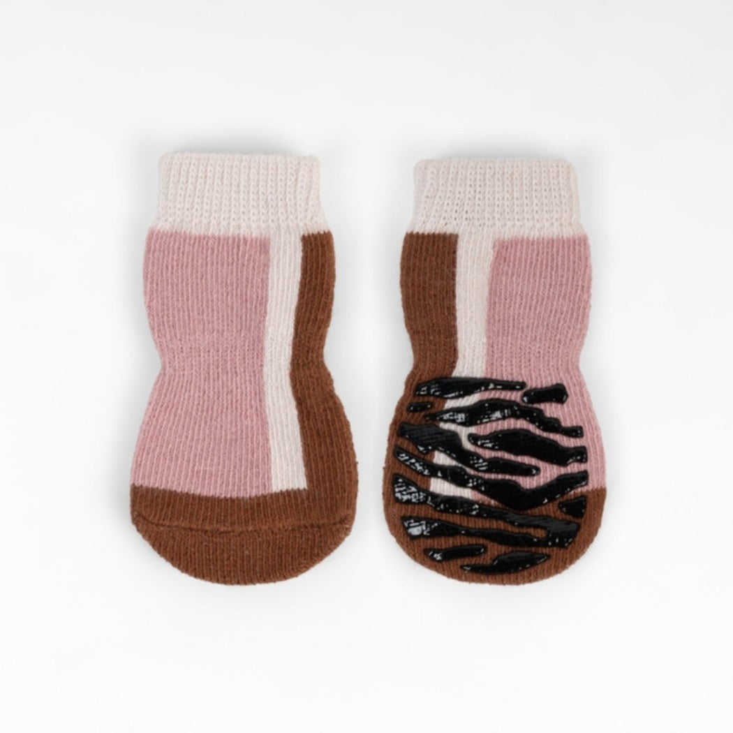 Ozzie – Colorblock Knit Dog Socks (Set of 4)