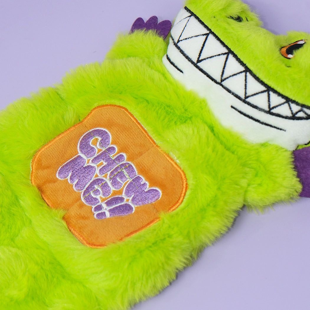 Petkin - Crocodile Shaped Dog Plush Toy