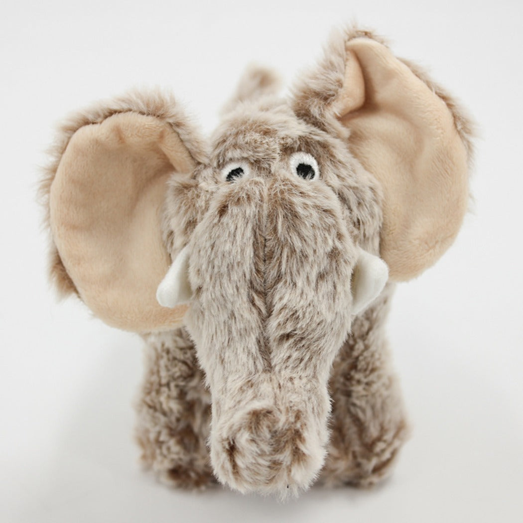 Petkin - Plush Elephant Dog Toy with Fuzzy Ears