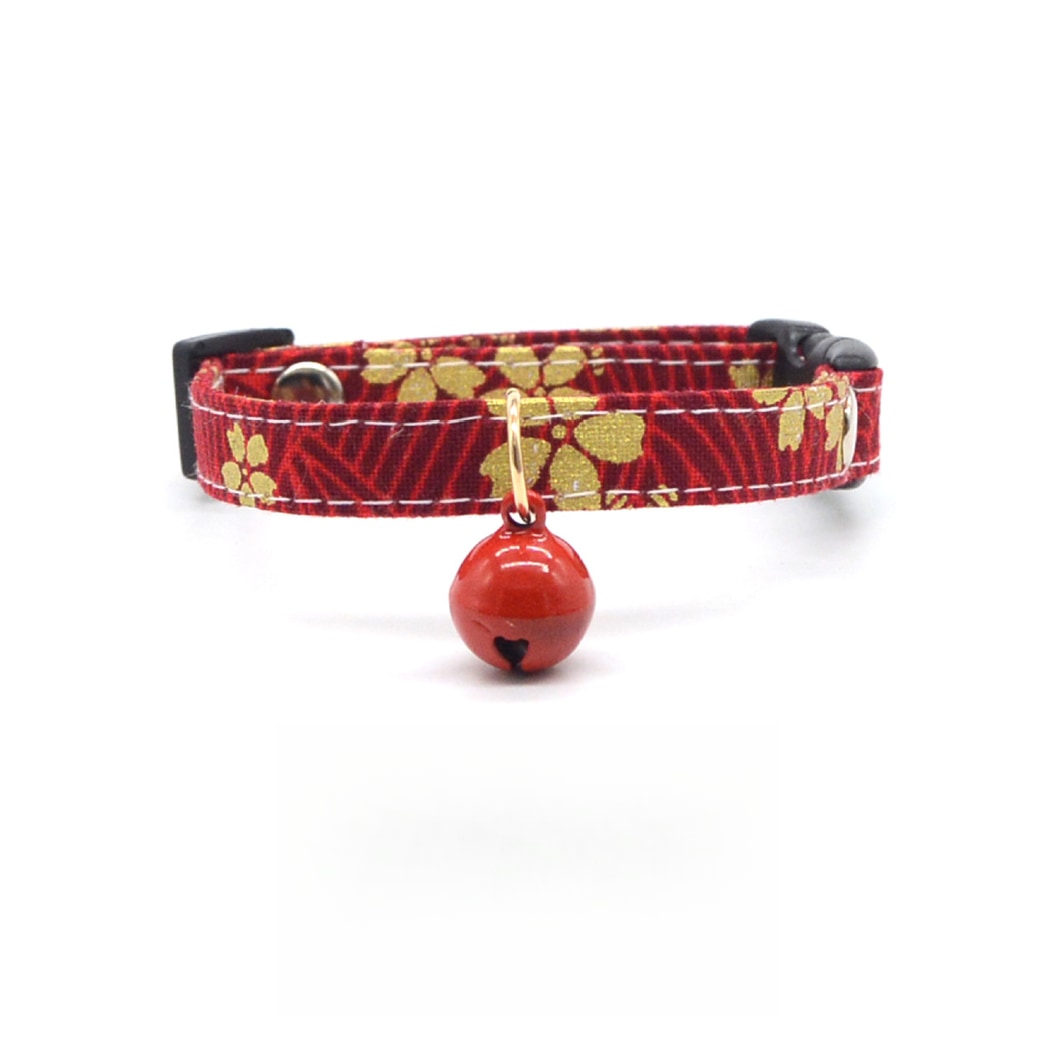 Mokka - Playful Red Trendy Prints Pet Collar