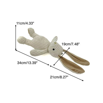Petkin – Plush Bunny Soft Dog Toy
