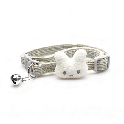 Mokka - Cartoon Bunny Face Adjustable Cat Collar
