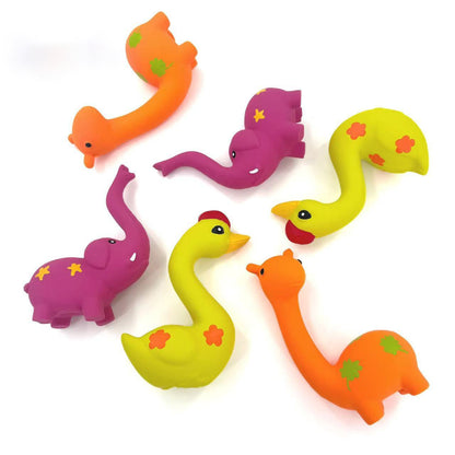 Petkin - Safari Bloom Animal Squeaky Dog Toys