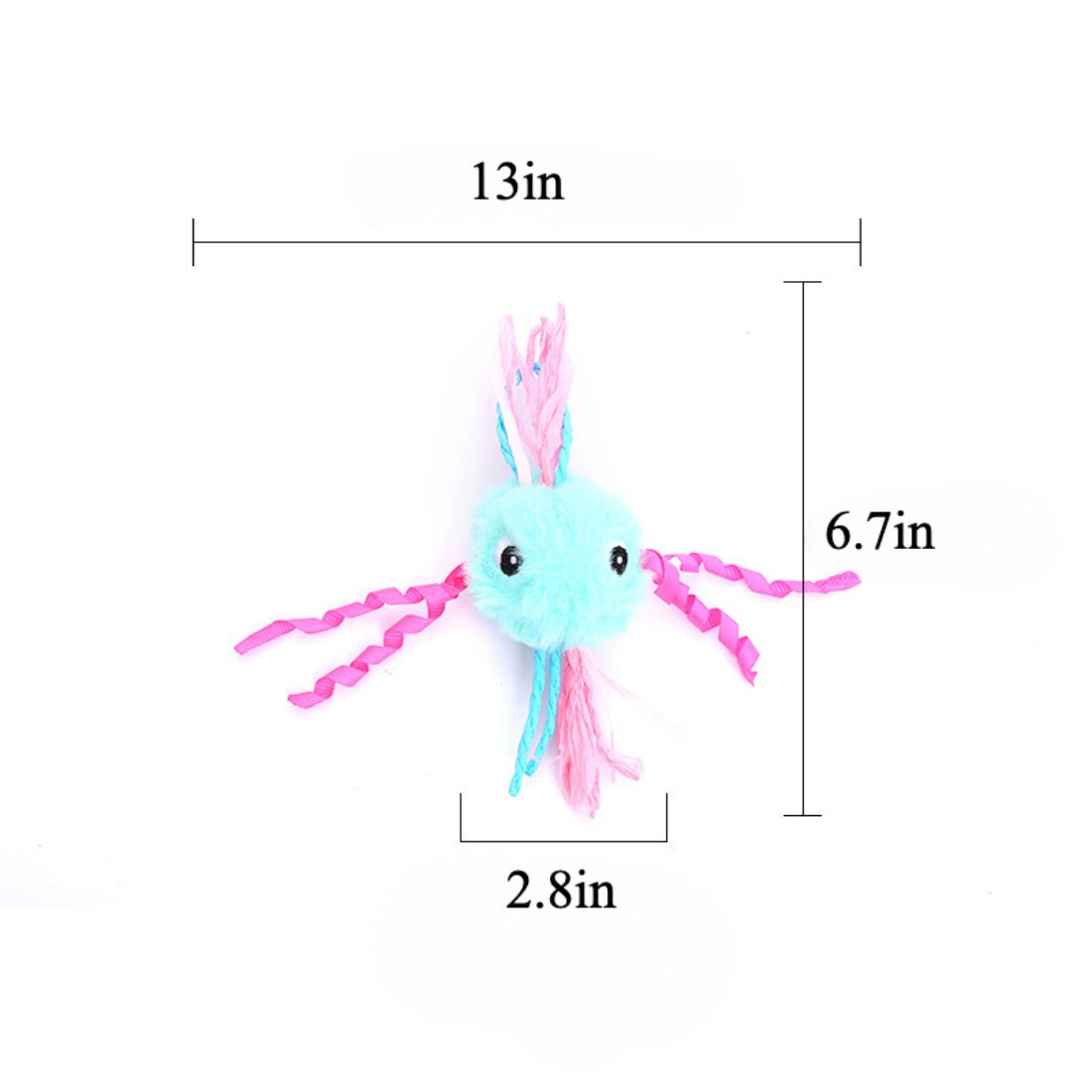 Moo - Colorful Octopus-Shaped Cat Toy