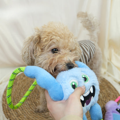 Petkin - Monster Plush Rope Loop Dog Toy