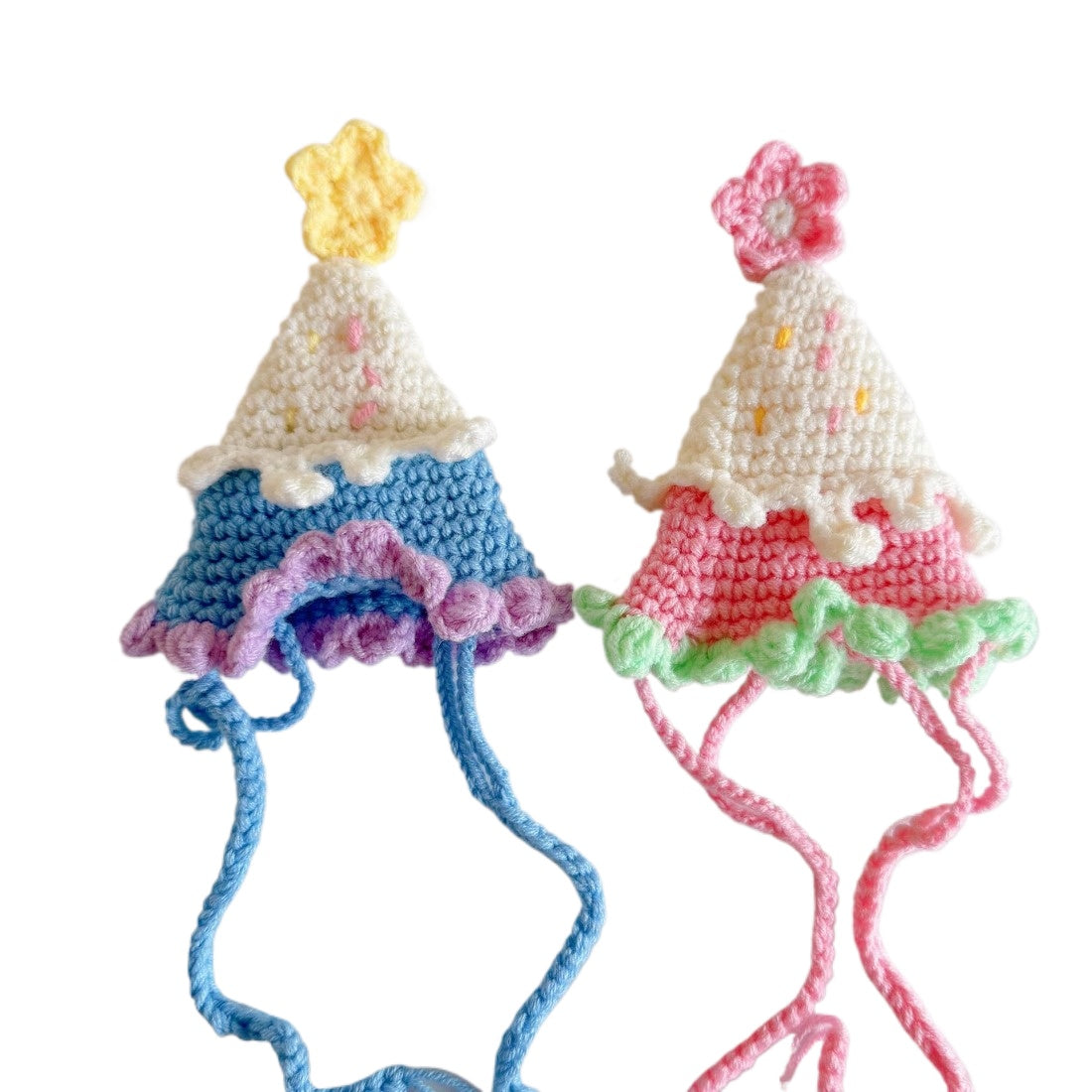 Ozzie - Crochet Party Hat for Pets