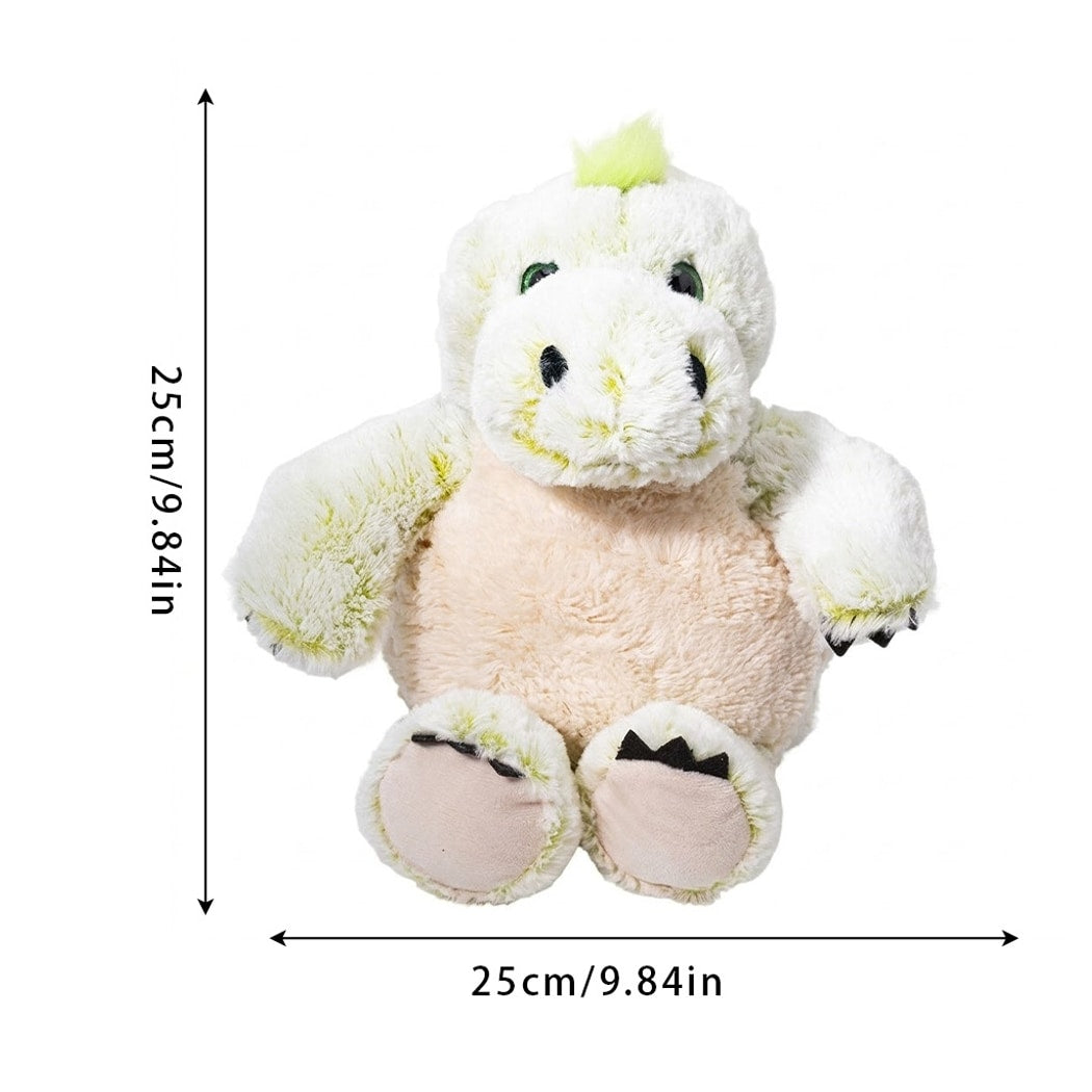 Petkin - Soft Plush Dinosaur Dog Toy with Squeaker