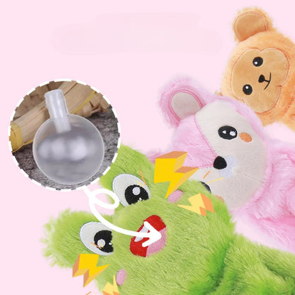 Petkin - Animal Plush Rope Ball Dog Toy