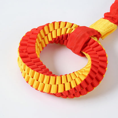 Petkin - Interactive Ring Dog Tug Toy for Daily Play