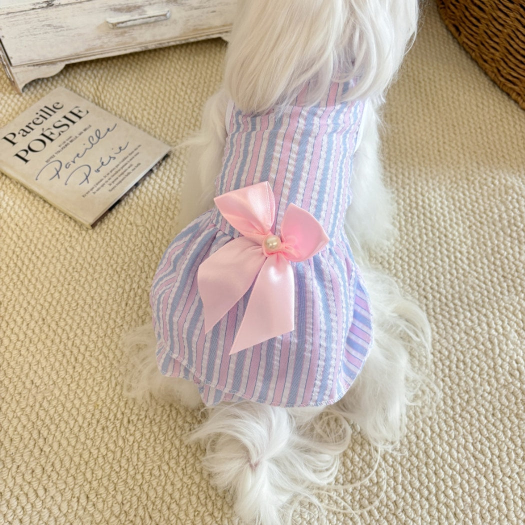 Ozzie - Princess Style Plaid Dog and Cat Dress