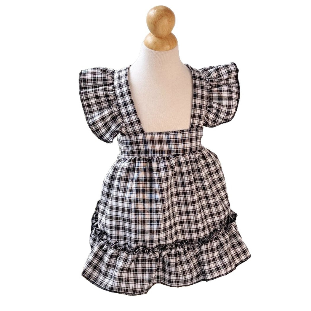 Ozzie - Plaid Ruffle Cat and Dog Pet Dress