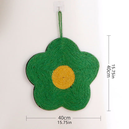 Moo - Flower Hanging Wall Cat Scratcher Toy