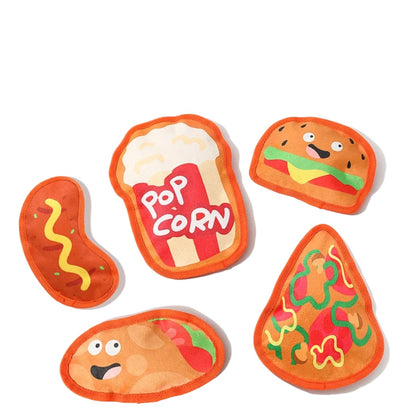 Petkin -  Fast Food Snack Plush Dog Toy