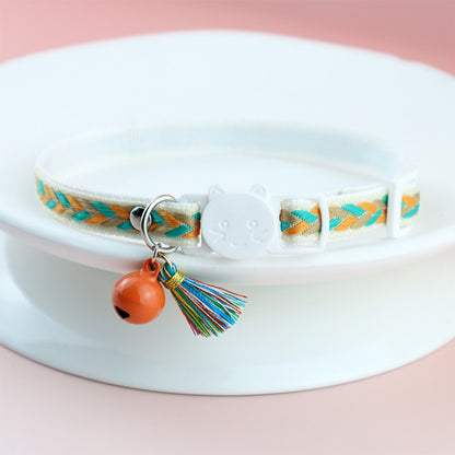 Mokka - Vintage Geometric Patterns Cat Collar