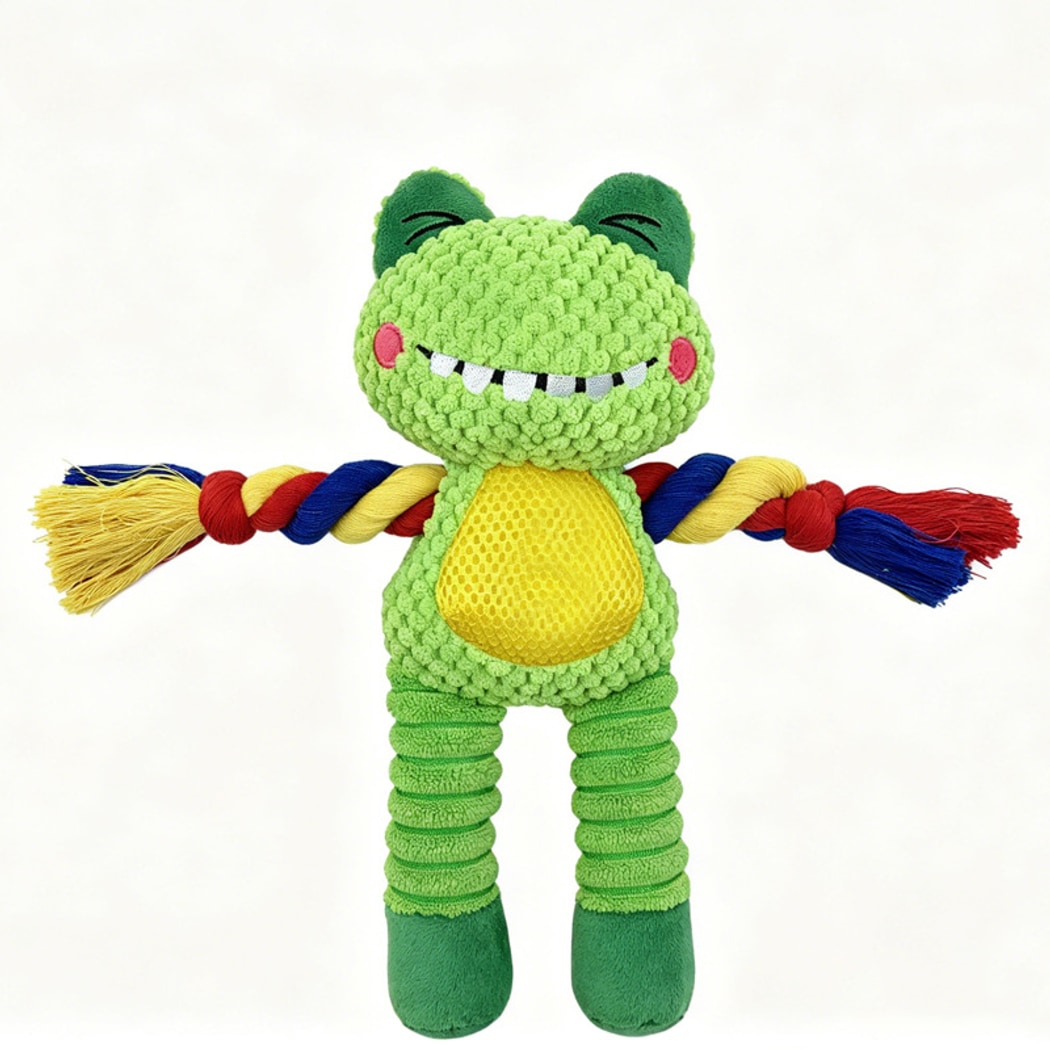 Petkin - Animal Character Interactive Plush Dog Toy