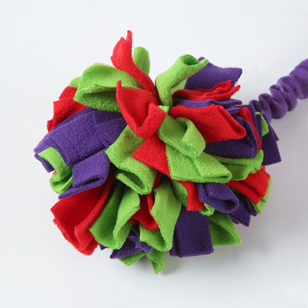 Petkin - Interactive Plush Ball Dog Toy with Strap