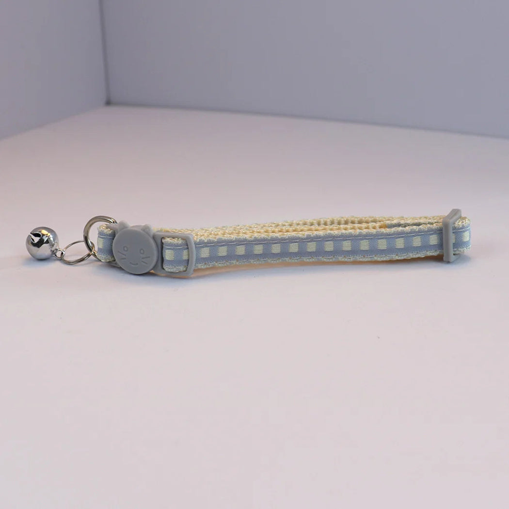 Mokka - Square Pattern Breakaway Cat Collar