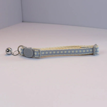 Mokka - Square Pattern Breakaway Cat Collar