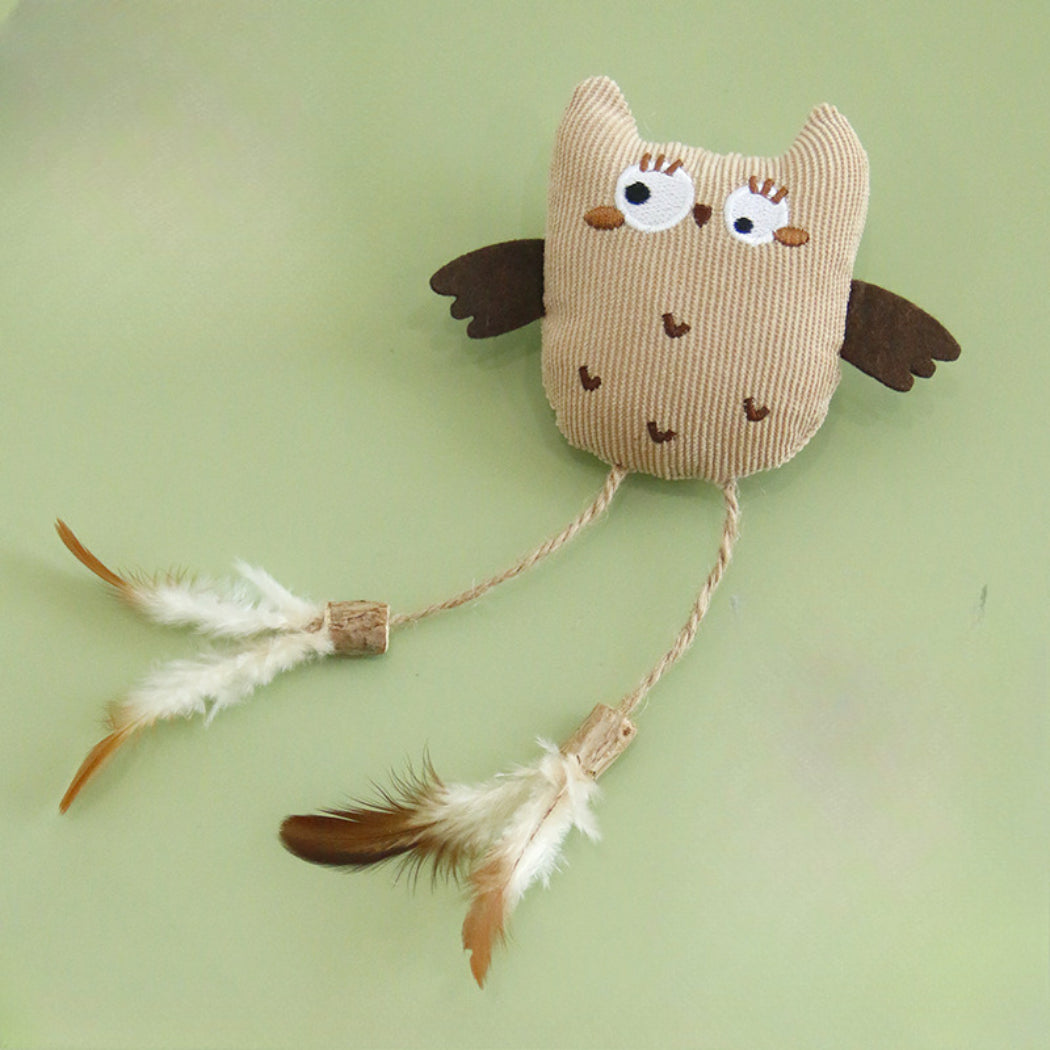 Moo - Owl Design Cat Toy